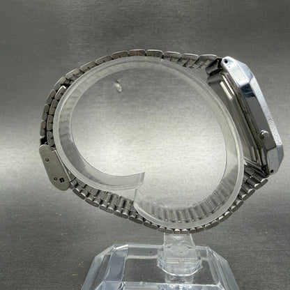 Casio AQ-320 Watch Men 31mm White Dial Silver Tone Analog Digital PARTS9