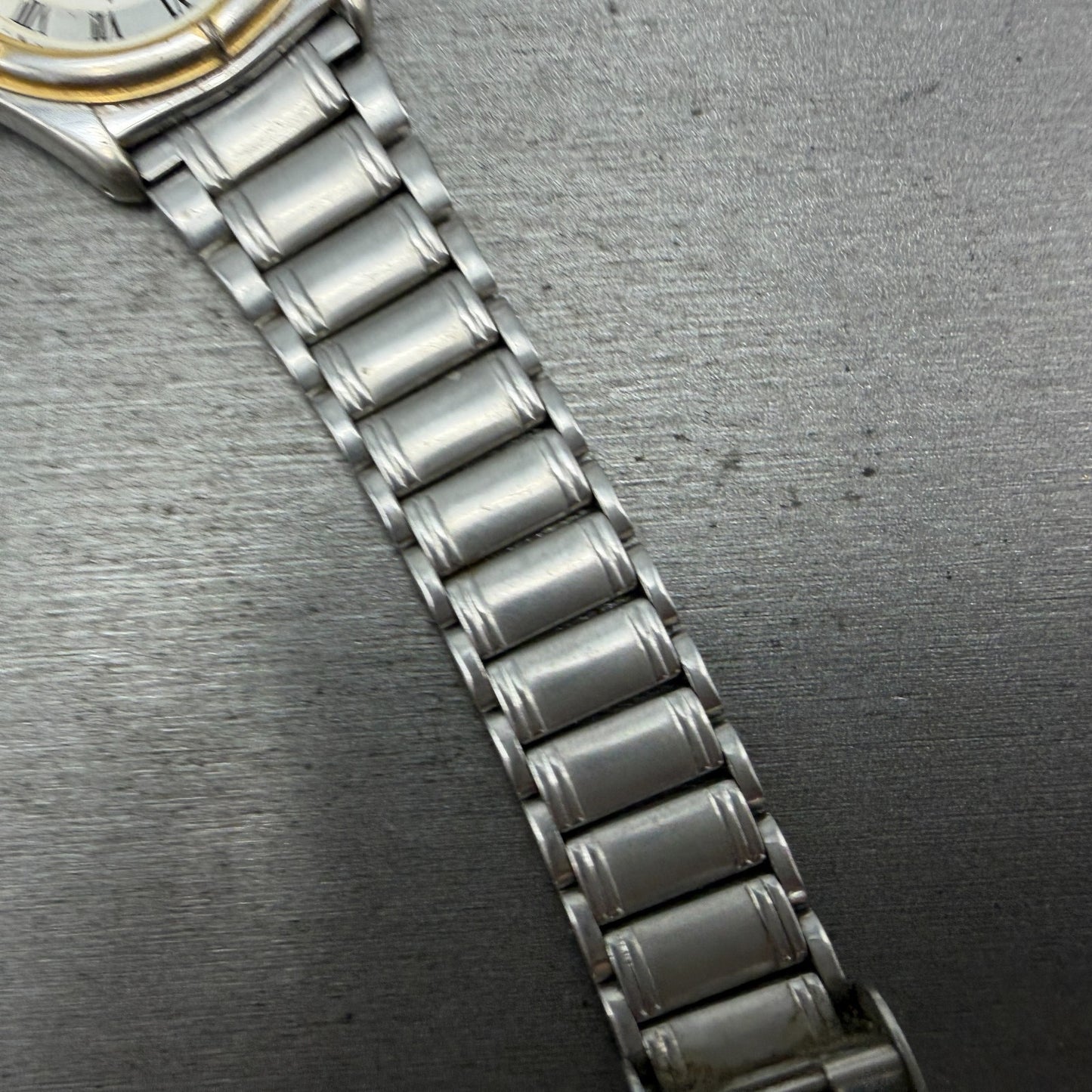Caasio Rookie Moonphase Watch Men 34mm White Dial Silver Tone RKM-951 PARTS8