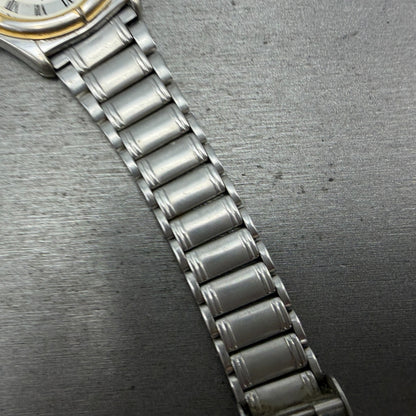 Caasio Rookie Moonphase Watch Men 34mm White Dial Silver Tone RKM-951 PARTS8