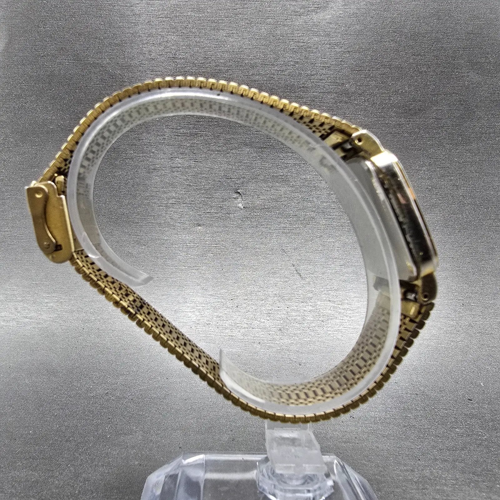 Citizen CQ Watch Men 27mm Champagne Dial Gold Tone Rectangle 6031-S23691 PARTS8