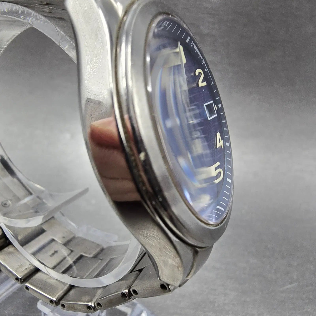 Citizen Eco-Drive Attesa Watch Men 38mm Black Dial Titanium H410-T003788 PARTS!13