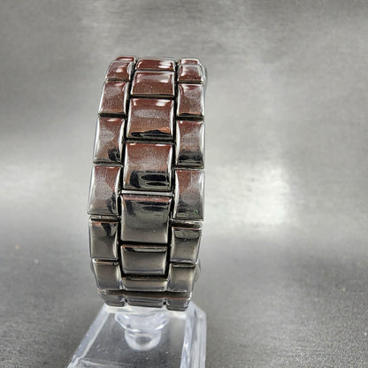 Emporio Armani Tank Watch Men 25mm White Dial Steel Small Seconds AR0146 PARTS8