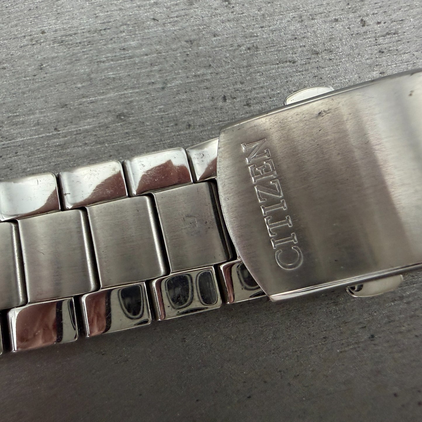 Citizen Bracelet 23mm Stainless Steel Tri Folding Clasp5