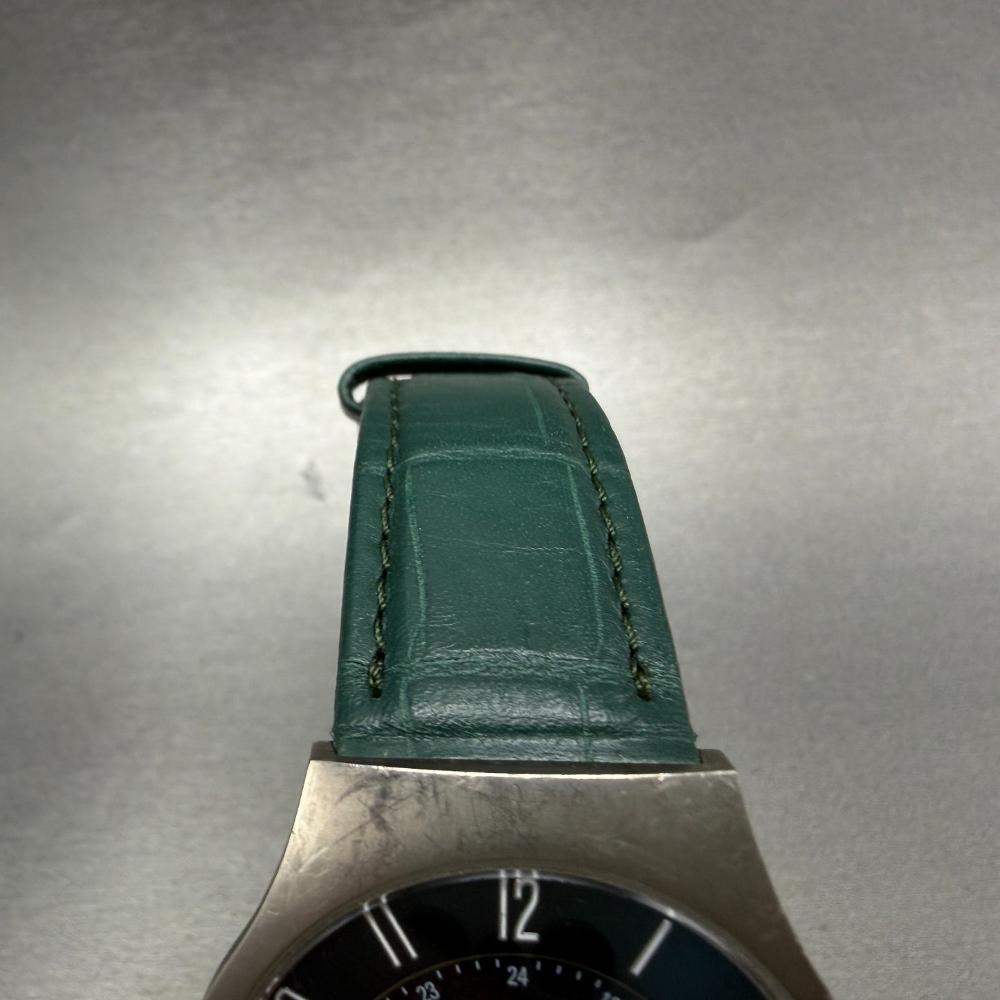 Skagen Watch Men 37mm Blue Dial Titanium Case Date Round 233XLTTN New Battery4