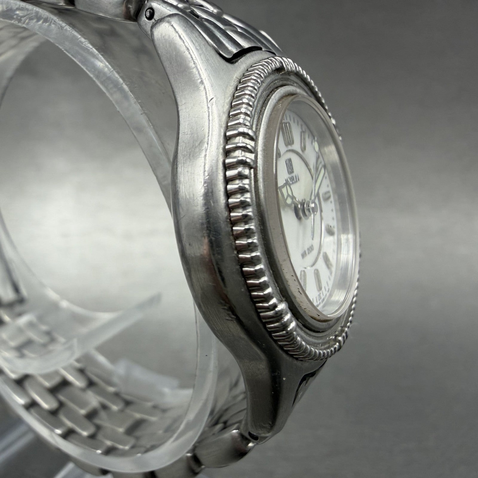 Citizen Nobila Watch Women 27mm White Dial Silver Tone Round 4633E68460 NewBatt3