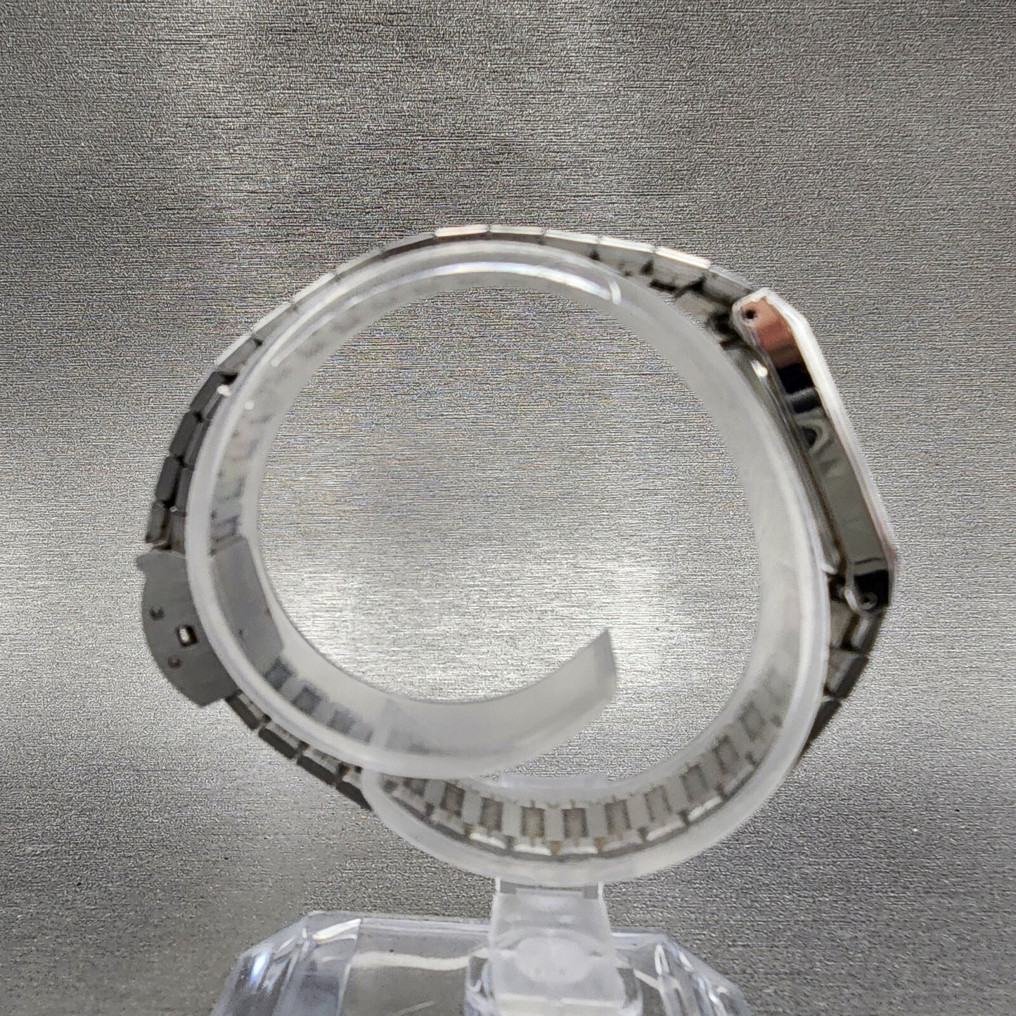 Seiko Watch Women 17mm Silver Dial Two Tone Rectangle 73215260 New Battery8