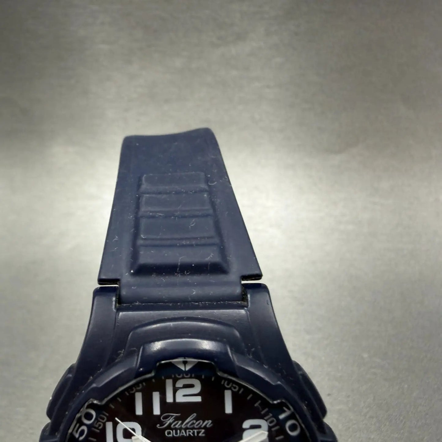 Citizen Q&Q Falcon Watch Men 40mm White Dial Blue Tone Round New Battery4