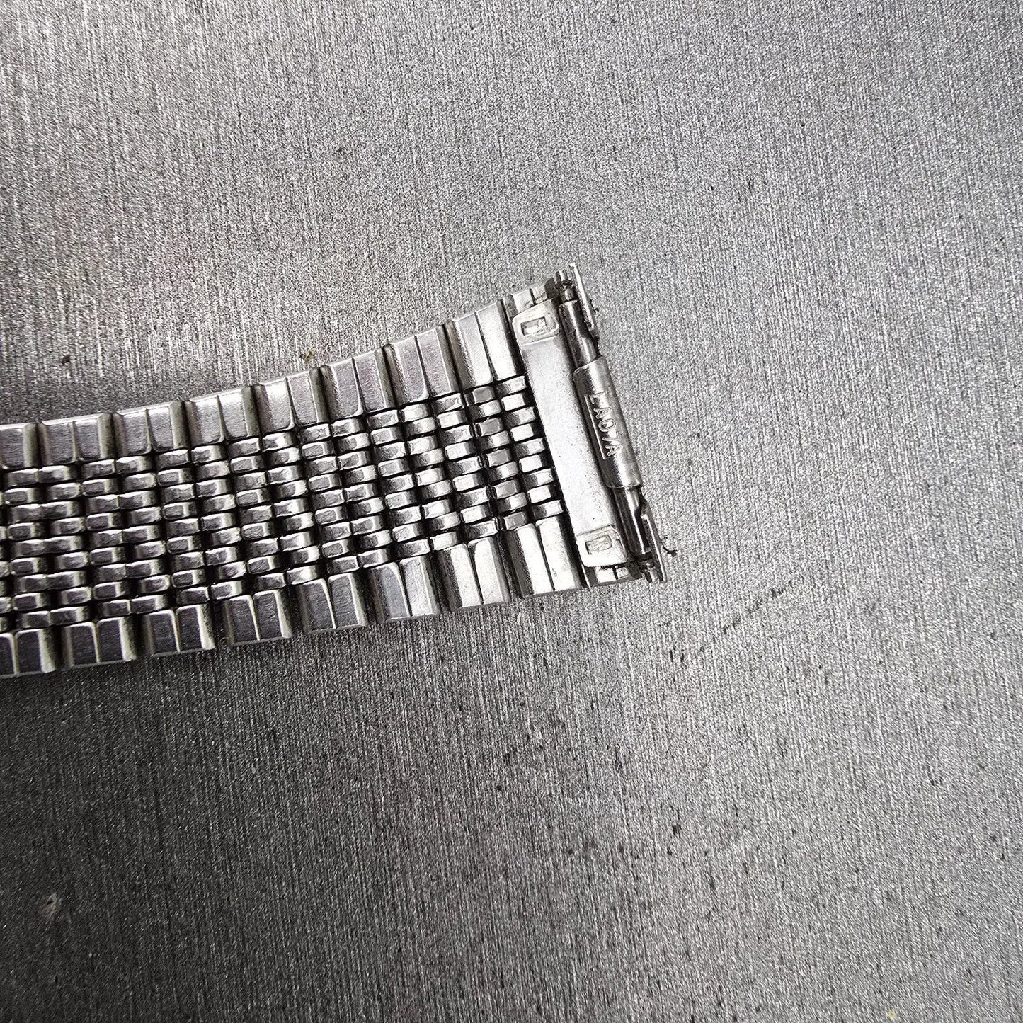 Seiko Bracelet 19mm Stainless Steel Silver Tone Vintage LA07A Japan READ!!!!!!!7