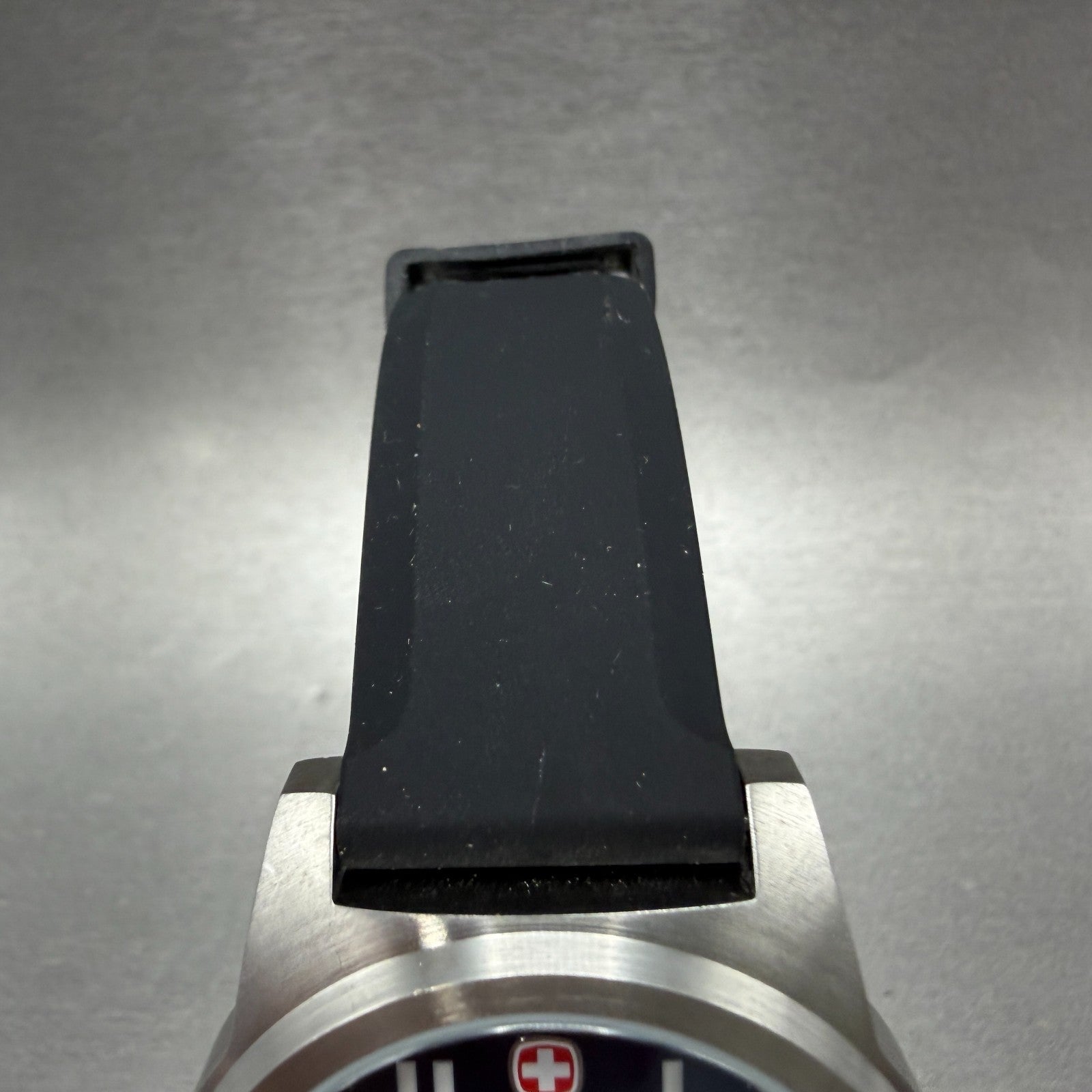 Wenger Watch Men 41mm Blue Dial Silver Tone Round Date 0441.00 New Battery4