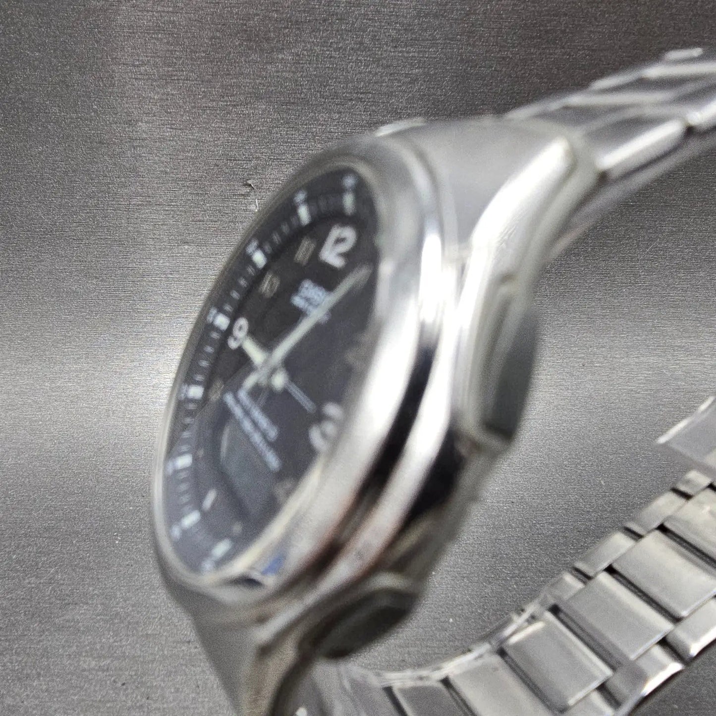 Casio Waveceptor Watch Men 41mm Black Dial Analog Digital Steel WVA-M480 Works T2