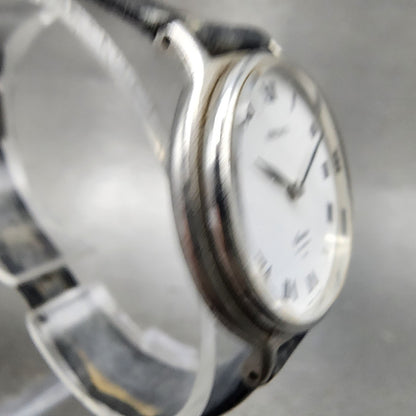 Seiko Socie Watch Women 29mm White Dial Silver Tone Manual Wind 111050 PARTS4