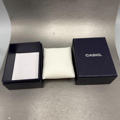 Casio Wave Ceptor Watch Men 42mm White Dial Steel Solar Analog Digital PARTS12