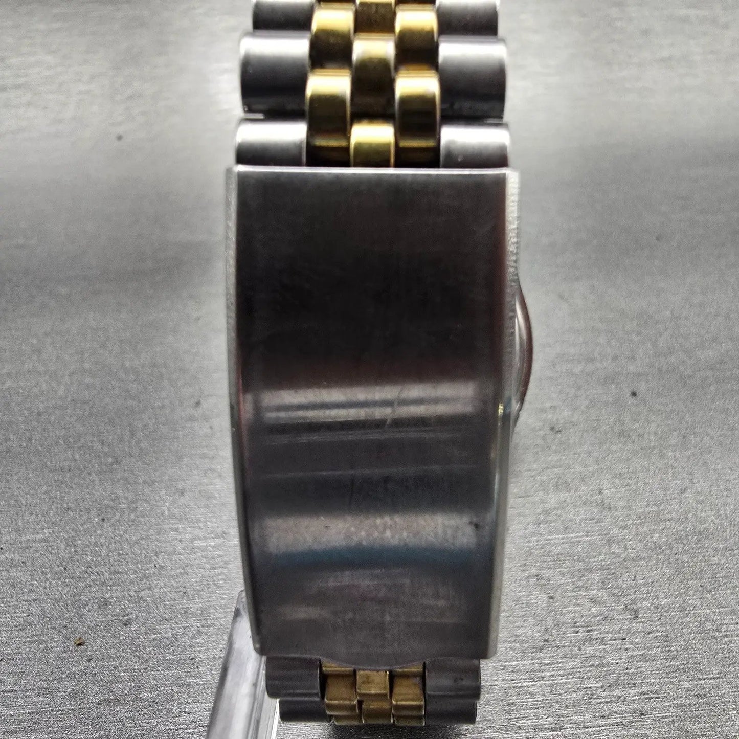Seiko President Watch Men 35mm Gold Dial Two Tone Daydate 7N43-8111 New Battery7