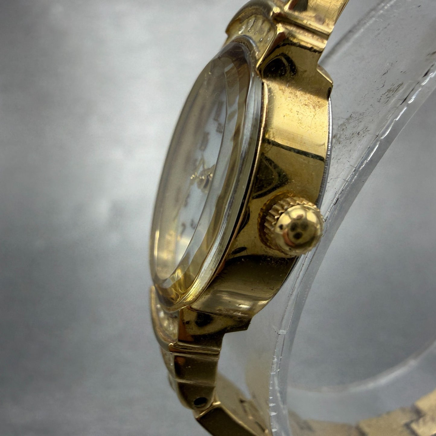 Elgin II Watch Women 17mm MOP Dial Gold Tone Oval ELL14 New Battery Crystals2