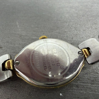 Rado Florence Watch Women 19mm Gray Dial Two Tone Oval 153.3650.2 New Battery9