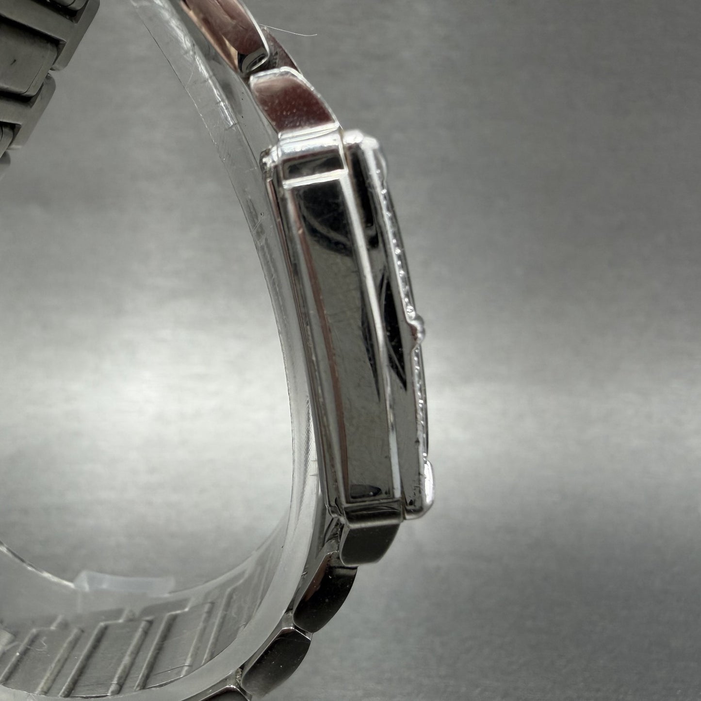 Bulova Tank Watch Women 26mm MOP Dial Silver Tone Rectangle 96R107 New Battery3