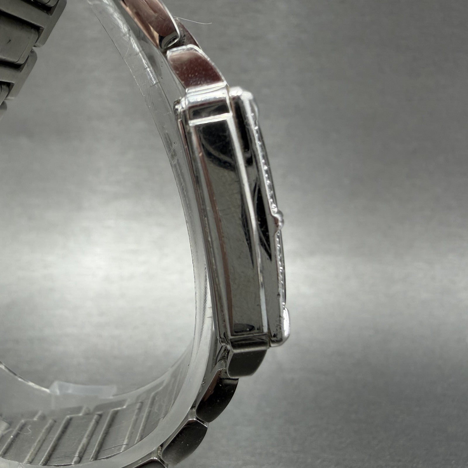 Bulova Tank Watch Women 26mm MOP Dial Silver Tone Rectangle 96R107 New Battery3