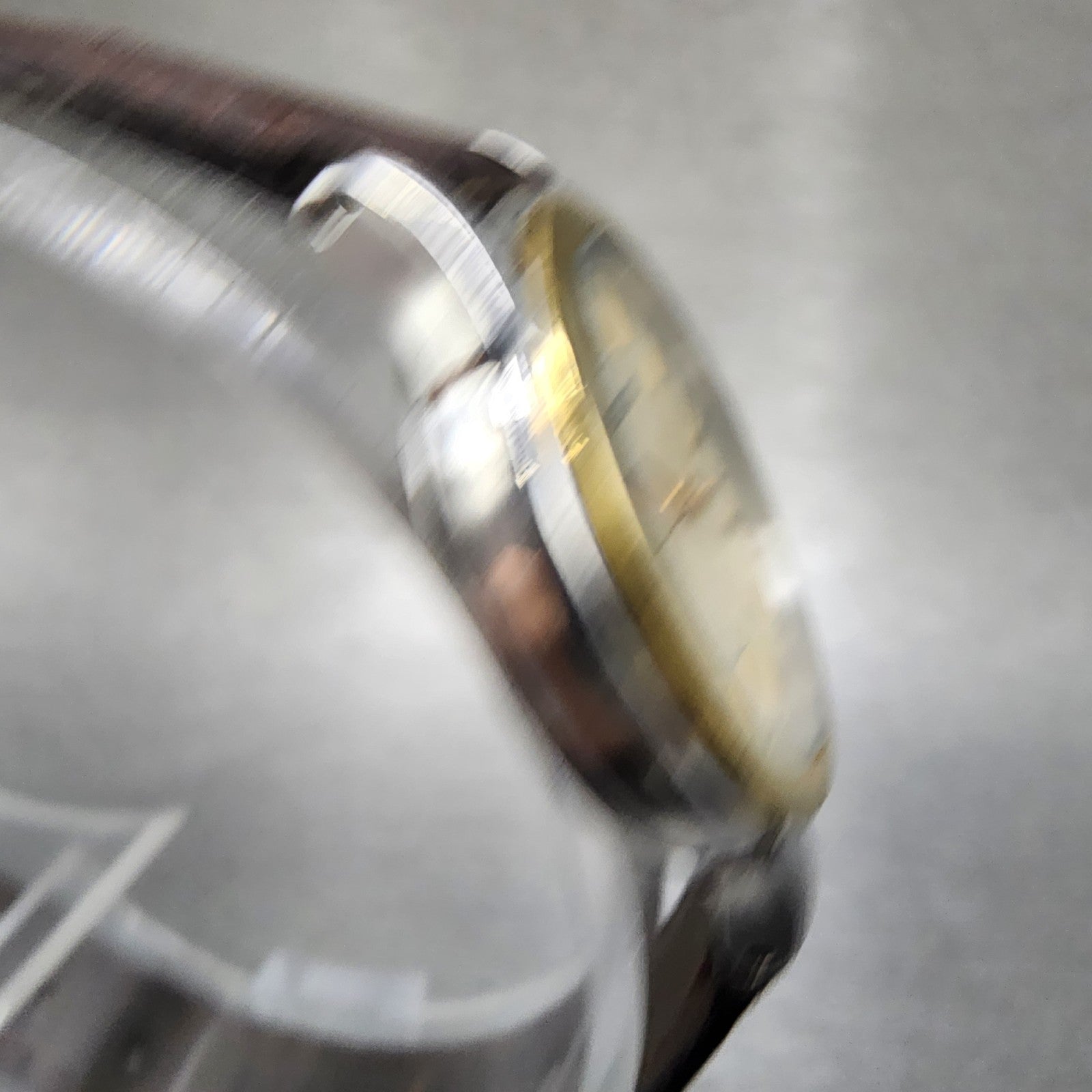 Seiko Watch Women 24mm Champagne Dial Two Tone Round 7n016881 New Battery3