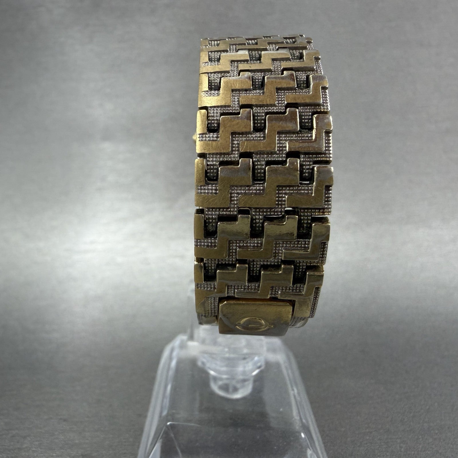 Elgin Tank Watch Women 17mm White Dial Gold Tone Rectangle New Battery7