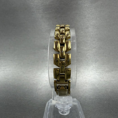 Citizen Watch Women 17mm Champagne Dial Gold Tone Oval 3220S41207 New battery7