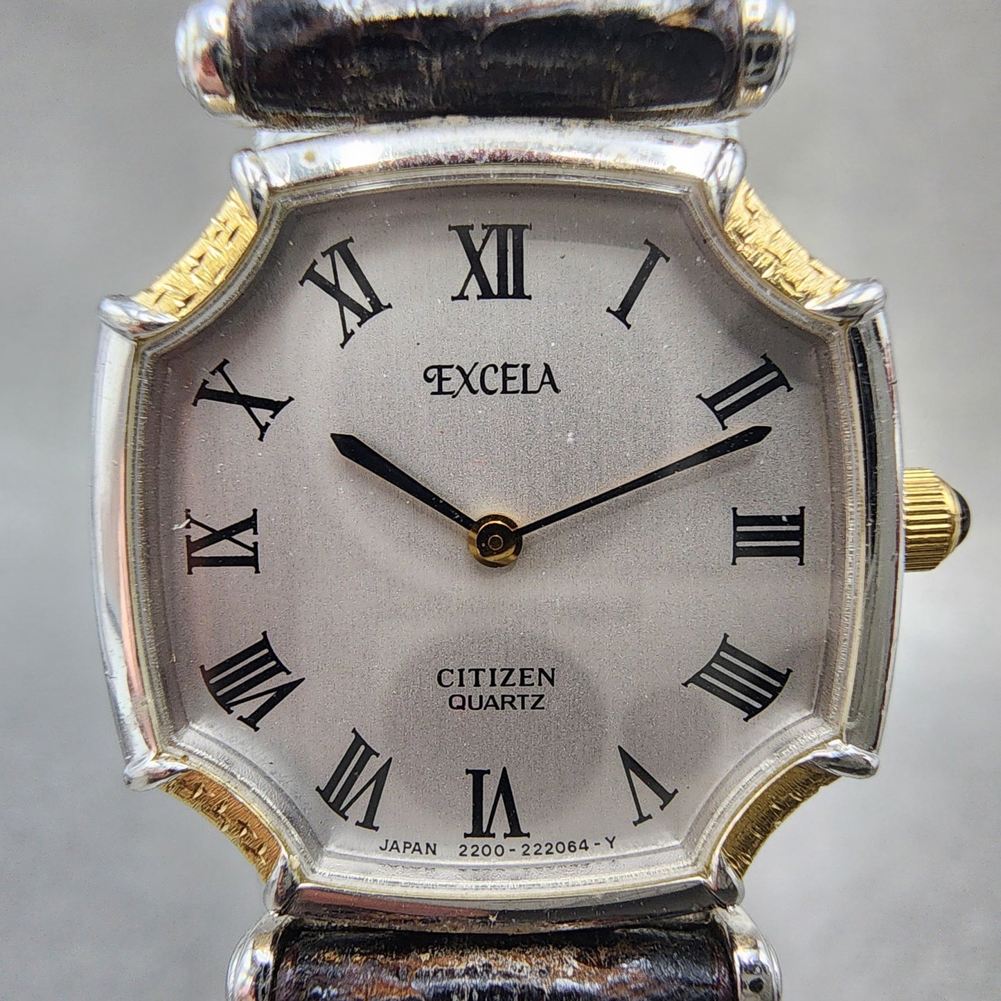 Citizen Excela Watch Women 21mm Silver Dial Two Tone Octagon New Battery VTG1