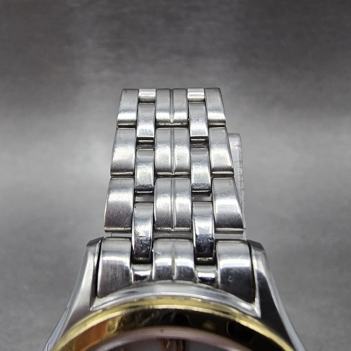 Citizen Eco-Drive Watch Women 29mm White Dial Two Tone Atomic Round H335 PARTS5