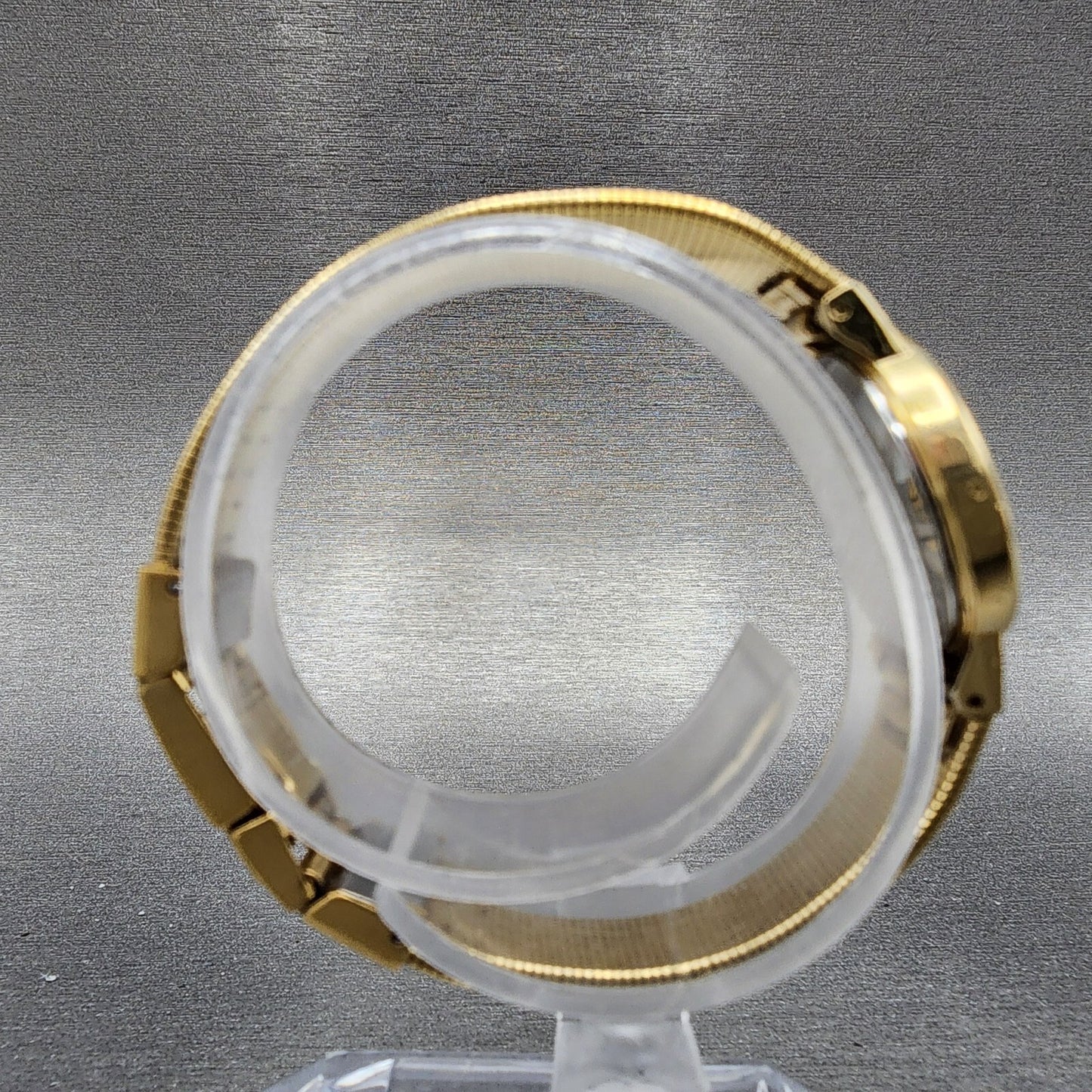Seiko Watch Women 21mm Champagne Dial Gold Tone Round 2c210060 New Battery8