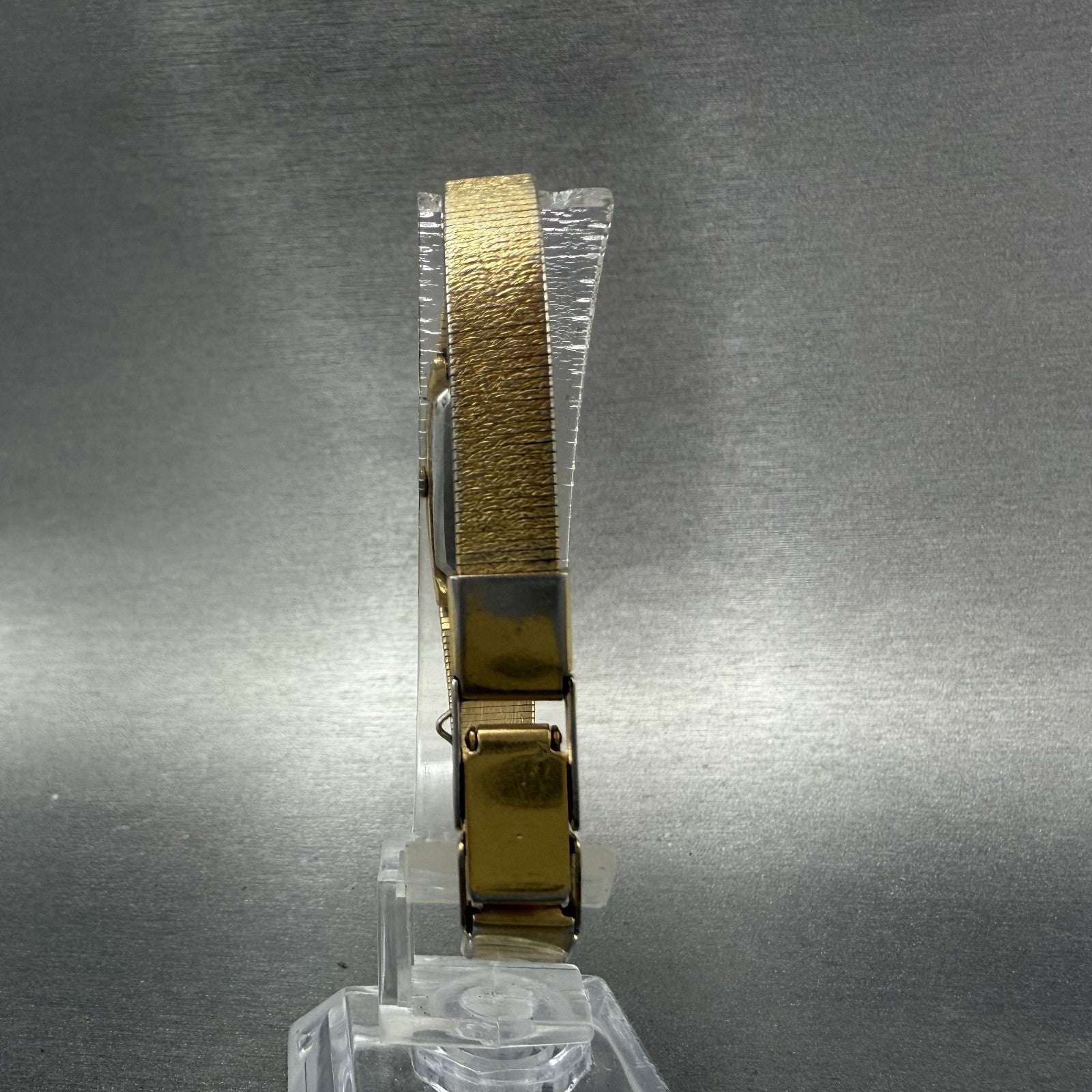 Seiko Tank Watch Women 13mm Brown Dial Gold Tone Rectangle 1320-5990 New Battery7