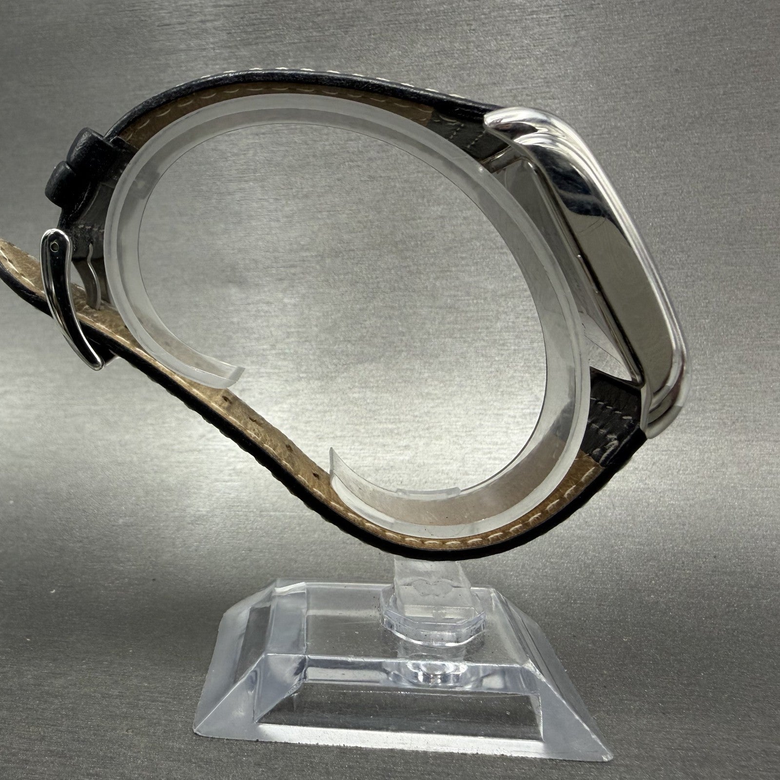 Michael Kors Watch Women 27mm Black Dial Silver Tone Rectangle MK6011 New Batt8