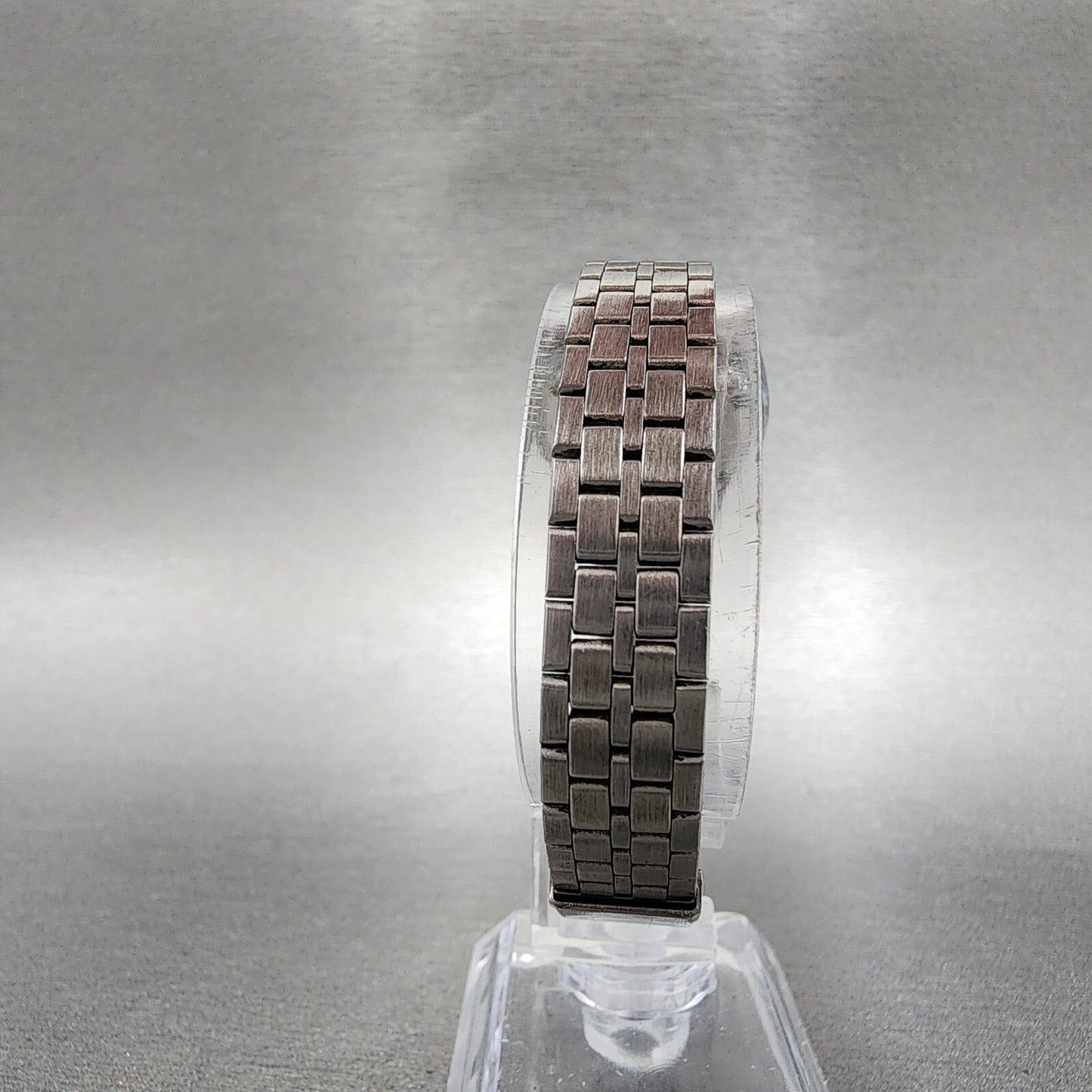 Seiko ALBA Watch Women 25mm Silver Dial Silver Tone Daydate Round New Battery7