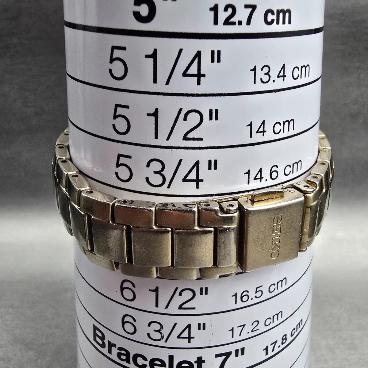 Seiko Watch Women 26mm White Dial Two Tone Date Round 7N82-0BE0 New Battery9