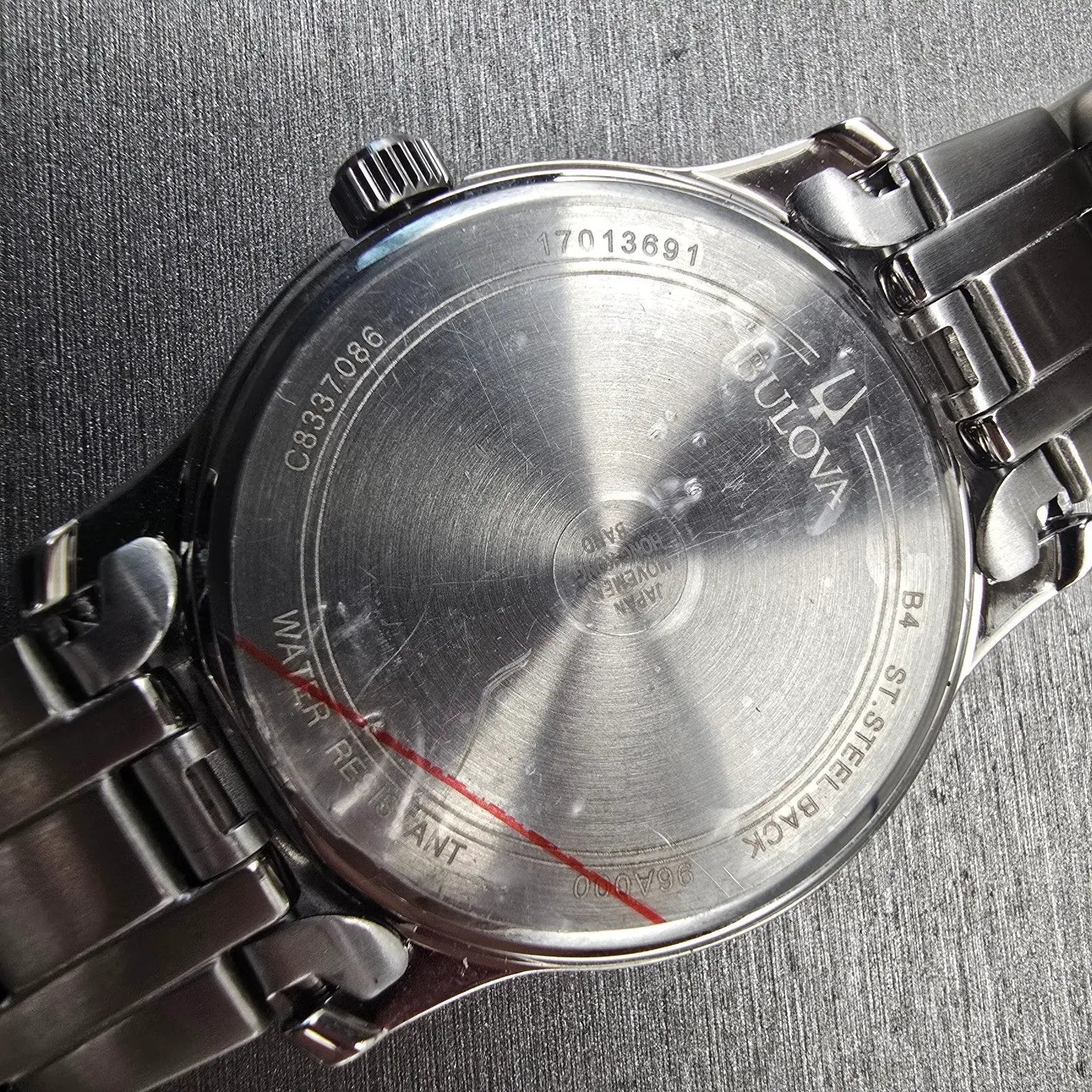 Bulova NJIT Watch Men 38mm Silver Dial Silver Tone Round 96A000 New Battery10