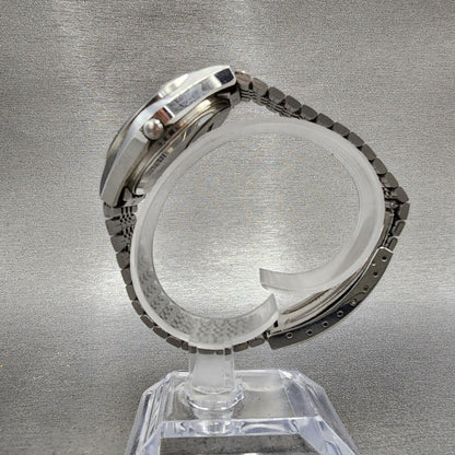 Seiko SQ 3003 Watch Men 37mm Blue Dial Silver Tone Daydate 08488038 New Battery6
