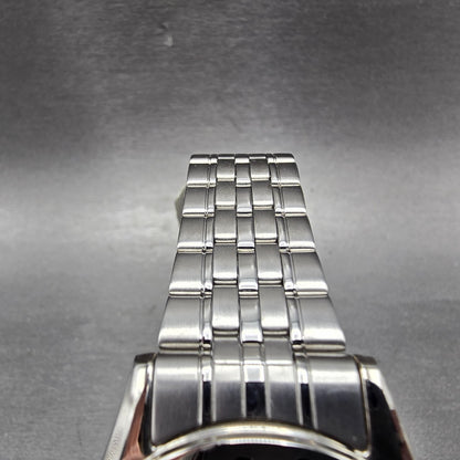 Citizen Eco-Drive Junction Watch Men 36mm Silver Dial Steel Daydate Round Runs4