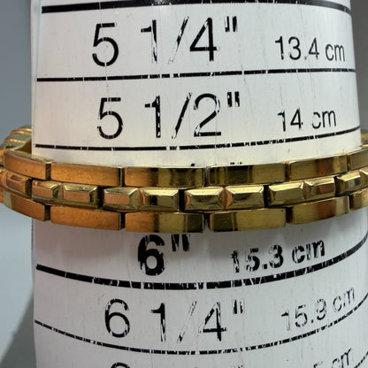 Elgin II Watch Women 17mm MOP Dial Gold Tone Oval ELL14 New Battery Crystals10