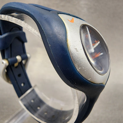 Nike Triax Watch Women 31mm Blue Dial Blue Tone Asymmetrical New Battery4