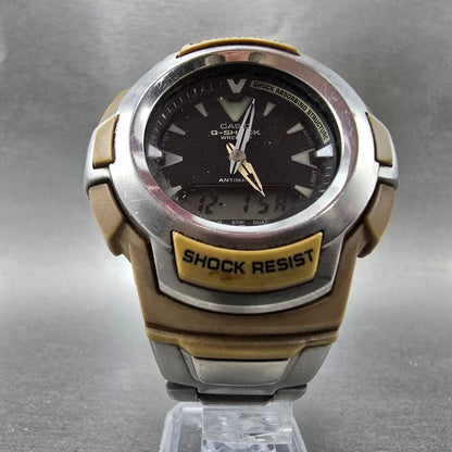 Casio G-Shock G-200 Watch Men 47mm Brown Silver Alarm Chronograph New battery5