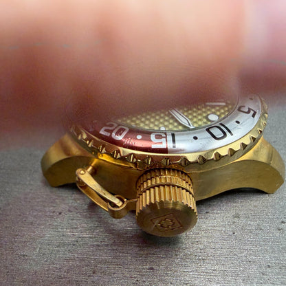 Invicta Pro Diver Watch Men 50mm Champagne Dial Gold Tone 17890 New Battery5