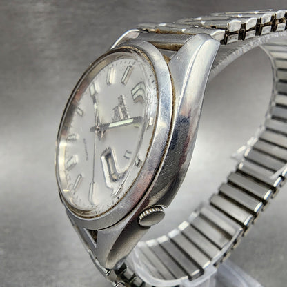 Seiko 5 Automatic Watch Men 37mm White Dial Steel Daydate 7009821A PARTS3