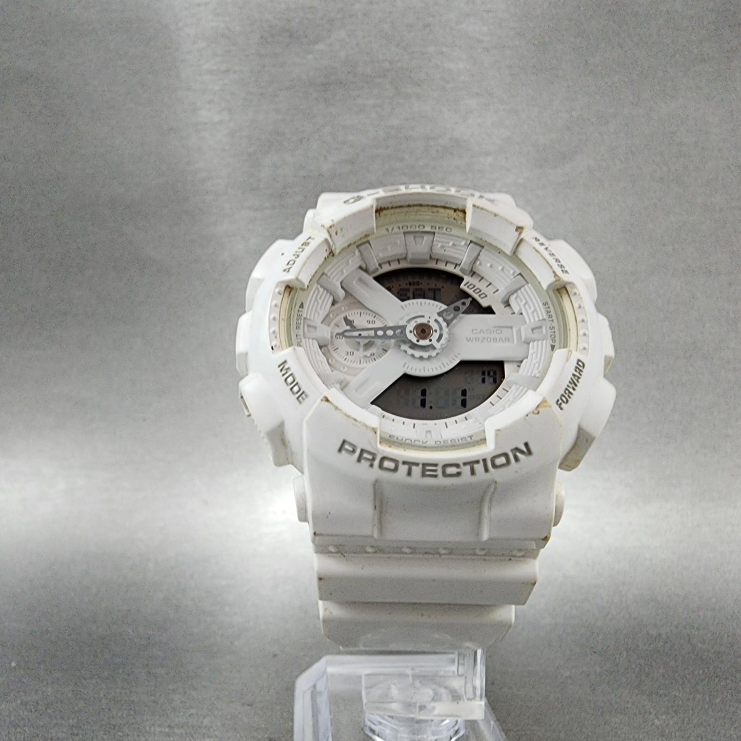 Casio GShock Watch Women 46mm Digital White Tone GMAS110CM New Battery5