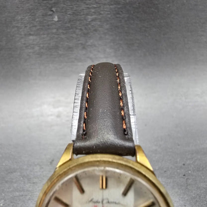 Seiko Chorus Watch Women 26mm Silver Dial Gold Tone Manual 2119-0010 Runs VTG4