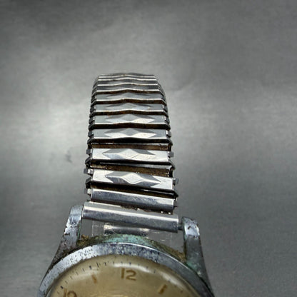 Orient Star Dyanmic Watch Unisex 33mm Cream Dial Silver Tone K13009T PARTS5