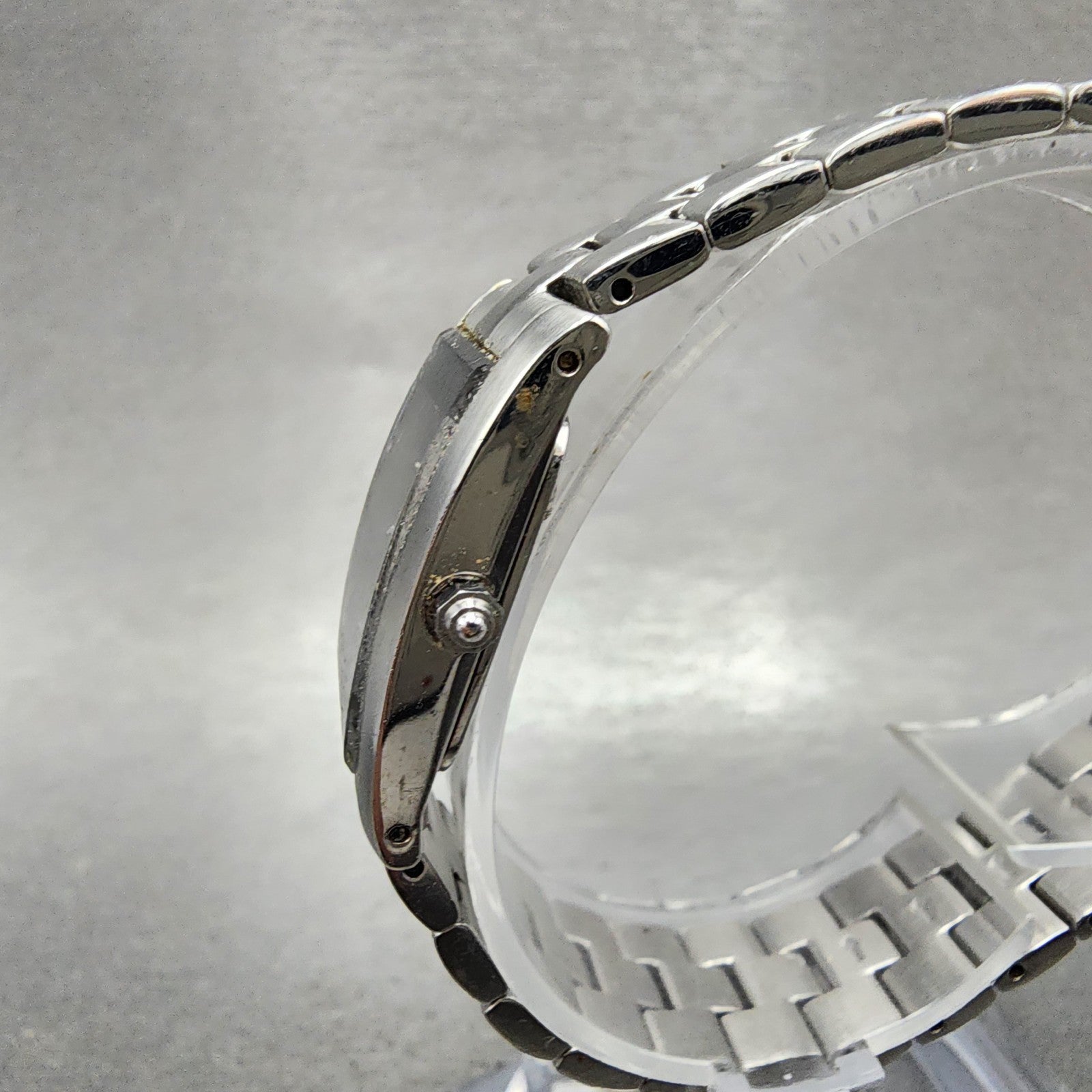 Bulova Tank Watch Women 18mm Black Dial Silver Tone Rectangle 96L37 New Battery2