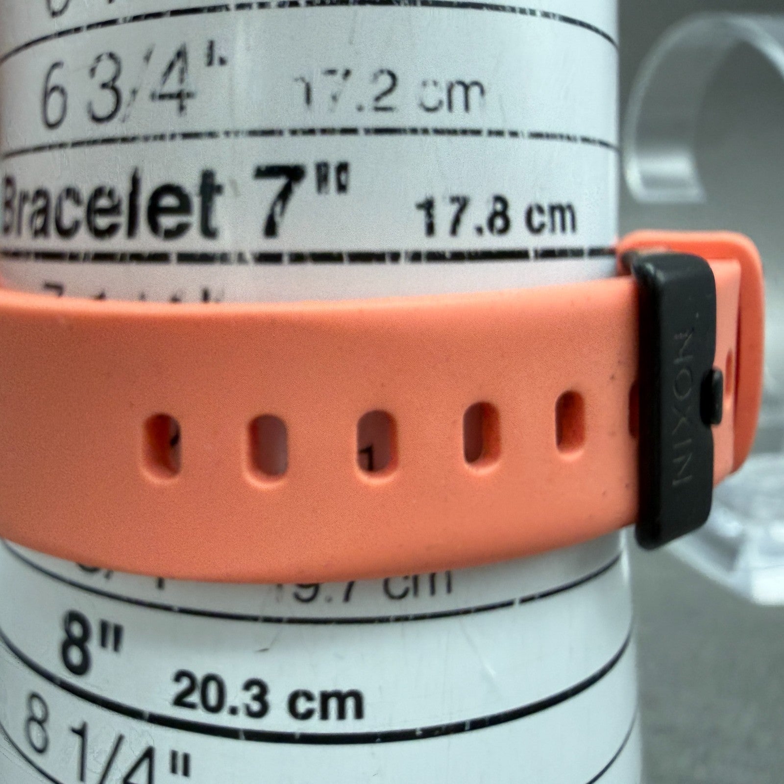 Nixon Siren Watch Women 38mm Digital Pink Tone Chrono Tide Octagon New Battery10