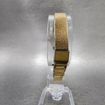 Seiko Watch Women 20mm Champagne Dial Gold Tone Round 8Y210020 New Battery7