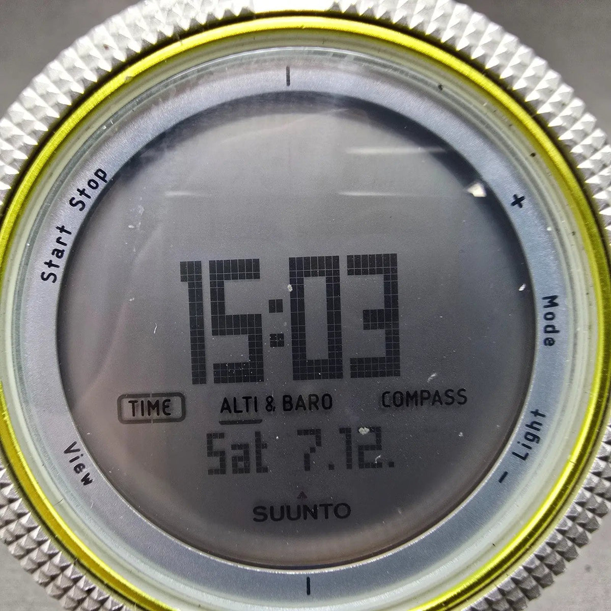 Suunto Core Light Green Watch Men 50mm Black Silver Alti Baro Compass New Batt1