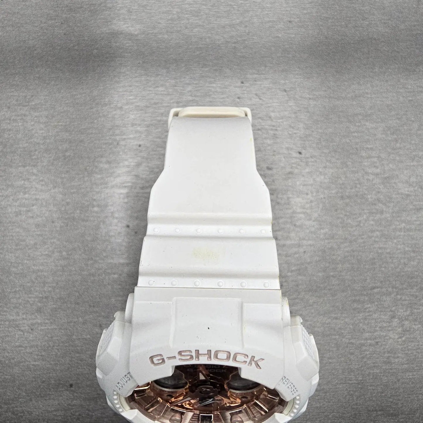 Casio G-Shock GMA-S120MF Watch Women 45mm Rose Gold White Chronograph New Batt4