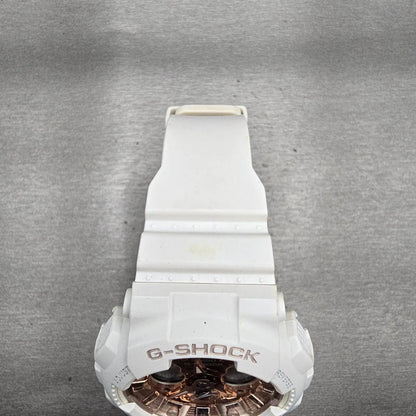 Casio G-Shock GMA-S120MF Watch Women 45mm Rose Gold White Chronograph New Batt4