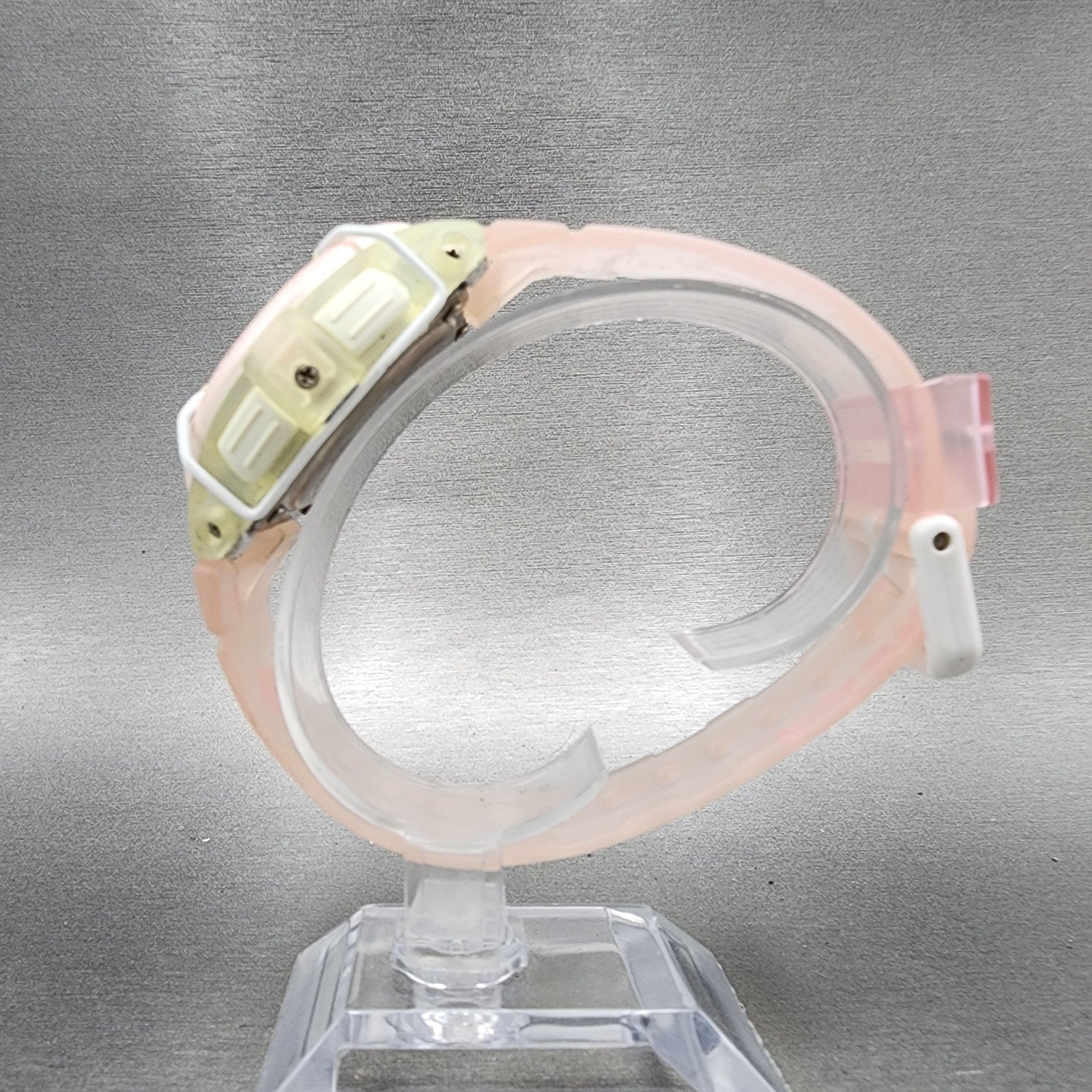 Casio BabyG Watch Women 42mm Digital Pink Clear Alarm Chrono BGT110 Pinga6
