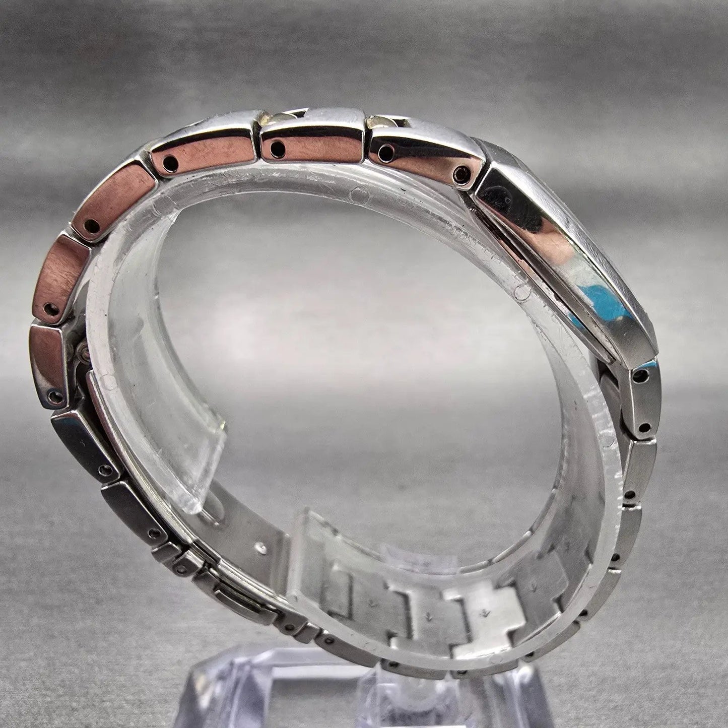Seiko Watch Women 19mm White Dial Silver Tone Rectangle 1N01-0DA0 New Battery8